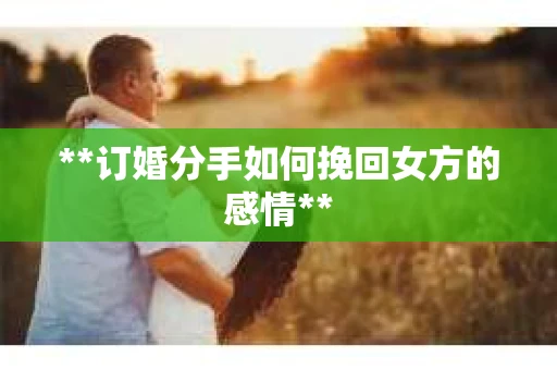 **订婚分手如何挽回女方的感情**