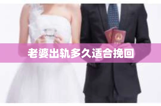 老婆出轨多久适合挽回