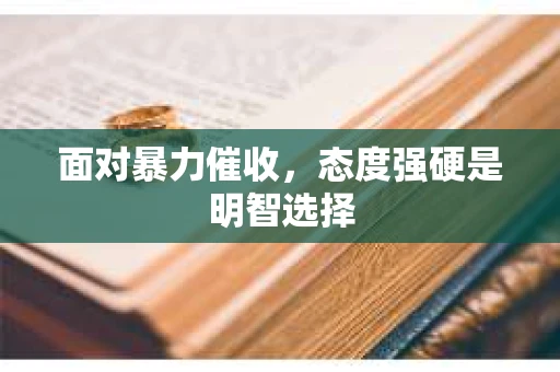 面对暴力催收，态度强硬是明智选择