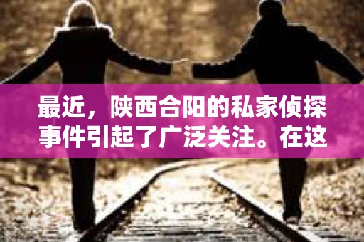 最近，陕西合阳的私家侦探事件引起了广泛关注。在这个信息爆炸的时代，隐私保护显得尤为重要。今天，我们就来聊聊这个事件，看看它背后的一些故事。