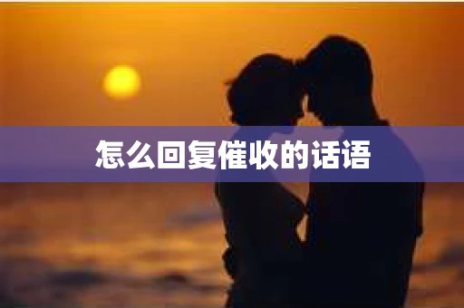 怎么回复催收的话语