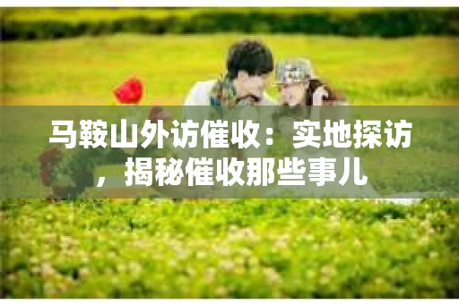 马鞍山外访催收：实地探访，揭秘催收那些事儿