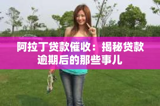 阿拉丁贷款催收：揭秘贷款逾期后的那些事儿