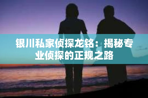 银川私家侦探龙铭：揭秘专业侦探的正规之路