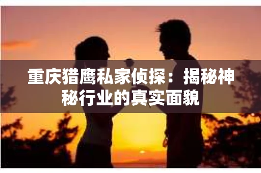 重庆猎鹰私家侦探：揭秘神秘行业的真实面貌