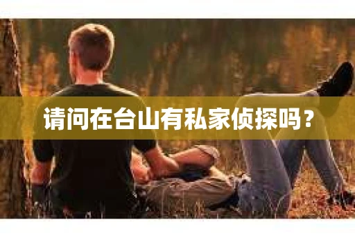 请问在台山有私家侦探吗？