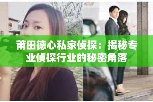 莆田德心私家侦探：揭秘专业侦探行业的秘密角落