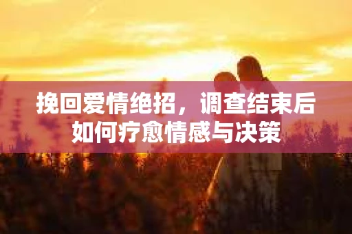 挽回爱情绝招，调查结束后如何疗愈情感与决策