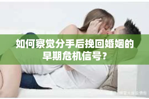 如何察觉分手后挽回婚姻的早期危机信号？